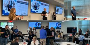 Manufacturing, education, and workforce partners collaborating to align training programs with regional industry needs.